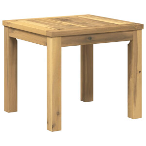 vidaXL Salontafel Wit 40 x 40,5 x 36 cm Massief Acaciahout