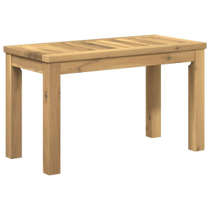 vidaXL Salontafel Wit 60,5 x 30 x 36 cm Massief Acaciahout