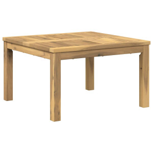 vidaXL Salontafel Wit 60 x 60,5 x 36 cm Massief Acaciahout