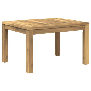 vidaXL Salontafel Wit 50 x 60,5 x 36 cm Massief Acaciahout