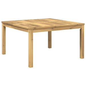 vidaXL Salontafel Wit 80 x 80,5 x 45 cm Massief Acaciahout