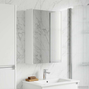 vidaXL Badkamer spiegelkast voor Wit 33 x 11,5 x 50 cm Bewerkt hout