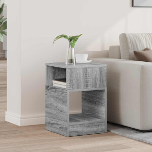 vidaXL Bijzettafel Grijs Sonoma 30,5 x 30 x 45 cm Bewerkt hout