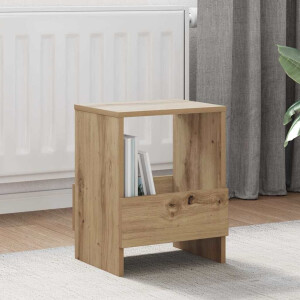 vidaXL Tijdschrift Rek Artisan Eiken 35 x 30 x 45 cm