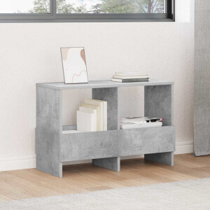 vidaXL Tijdschrift Rek Beton Grijs 68,5 x 30 x 45 cm
