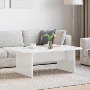 vidaXL Salontafel Wit 93 x 53 x 33 cm Bewerkt hout