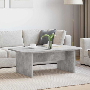 vidaXL Salontafel Beton Grijs 93 x 53 x 33 cm Bewerkt hout