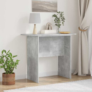 vidaXL Wandtafel Beton Grijs 93 x 40 x 75 cm Bewerkt hout