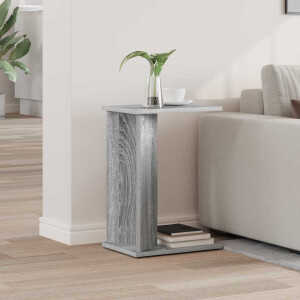 vidaXL Bijzettafel Grijs Sonoma 35 x 25 x 50 cm Bewerkt hout