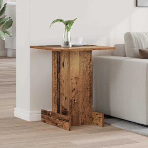 vidaXL Bijzettafel Oudhout 44,5 x 45 x 55 cm Bewerkt hout