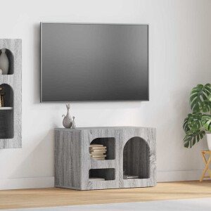 vidaXL TV-kast ELST 60 x 35 x 40 cm Grijs Sonoma Bewerkt hout
