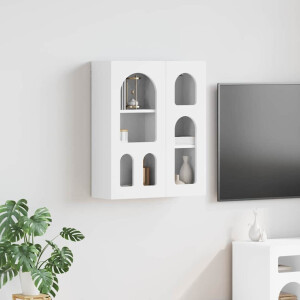 vidaXL Hangkast met plank ELST Wit 59 x 20 x 71.5 cm Bewerkt hout