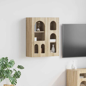 vidaXL Hangkast ELST Sonoma Eiken 59 x 20 x 71.5 cm Bewerkt hout