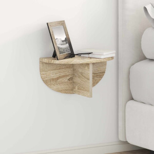 vidaXL Wandplank Sonoma Eiken 38 x 19 x 19 cm Bewerkt hout