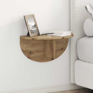 vidaXL Wandplank Artisan Eiken 48 x 24 x 24 cm Bewerkt hout