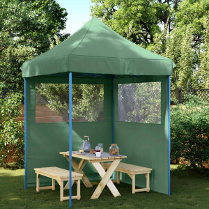 vidaXL Partytent Groen 200 x 200 x 306 cm Oxford Stof