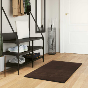 vidaXL Vloerkleed HUARTE Bruin 60 x 110 cm Polyester