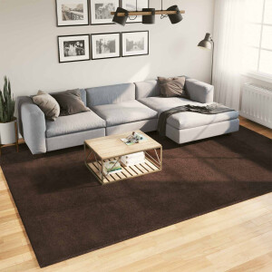 vidaXL Vloerkleden Rechthoekig HUARTE Bruin 340 x 240 cm Polyester