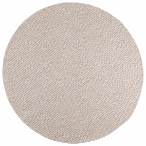 vidaXL Vloerkleden Rond FARO Crème Ø 200 CM Polyester