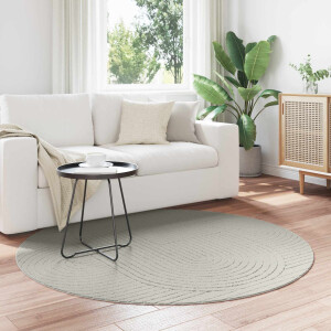 vidaXL Vloerkleden Rond PALMERAS Groen Ø 160 CM Polyester