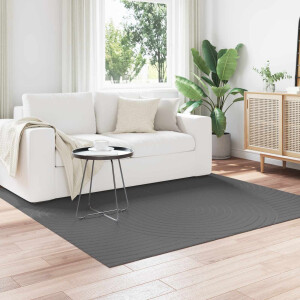 vidaXL Vloerkleden Vierkant PALMERAS Antraciet 200 x 200 cm Polyester