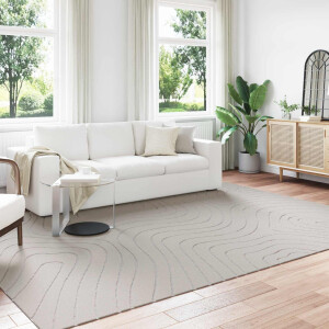 vidaXL Vloerkleden Rechthoekig PALMERAS Crème 340 x 240 cm Polyester