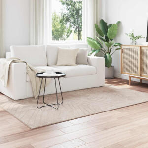 vidaXL Vloerkleden Rechthoekig PALMERAS Beige 140 x 200 cm Polyester