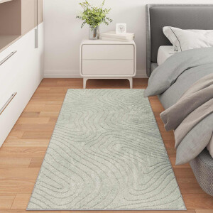 vidaXL Vloerkleden Rechthoekig PALMERAS Groen 80 x 200 cm Polyester