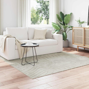 vidaXL Vloerkleden Vierkant PALMERAS Groen 120 x 120 cm Polyester