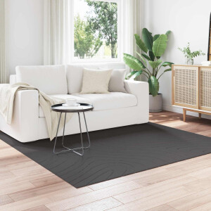 vidaXL Vloerkleden Vierkant PALMERAS Antraciet 200 x 200 cm Polyester