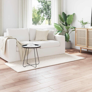 vidaXL Vloerkleden Rechthoekig SIROLO Crème 200 x 80 cm Polyester