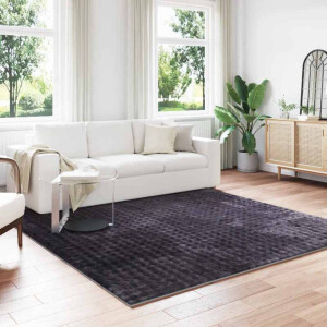 vidaXL Vloerkleden Vierkant SIROLO Beige 200 x 200 cm Polyester