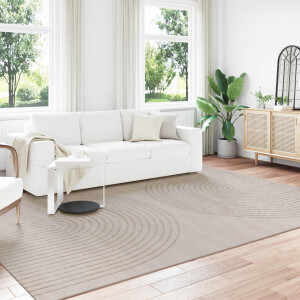 vidaXL Vloerkleden Rechthoekig GALATI Beige 340 x 240 cm Polyester