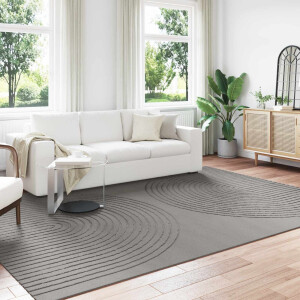vidaXL Vloerkleden Rechthoekig GALATI Grijs 340 x 240 cm Polyester