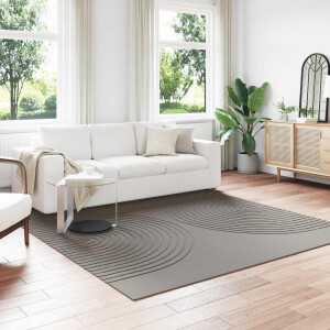 vidaXL Vloerkleden Vierkant GALATI Grijs 240 x 240 cm Polyester