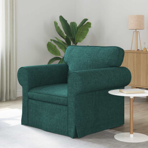 vidaXL Bank Donkergroen 95 x 82 x 80 cm Stof