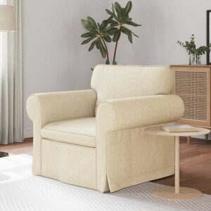 vidaXL Bank Crème 95 x 82 x 80 cm Stof