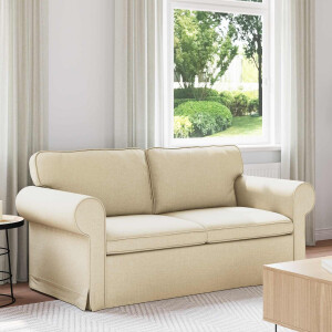 vidaXL Bank Crème 175 x 82 x 80 cm Stof