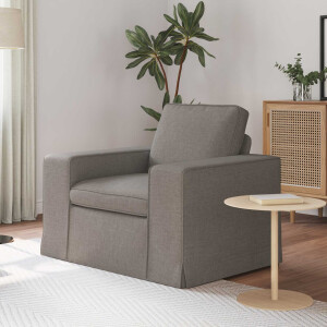 vidaXL Bank Taupe 103 x 80 x 82 cm Stof