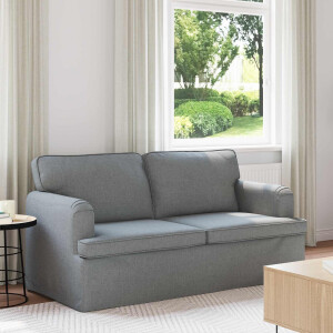vidaXL Bank Lichtgrijs 162 x 80 x 85 cm Stof