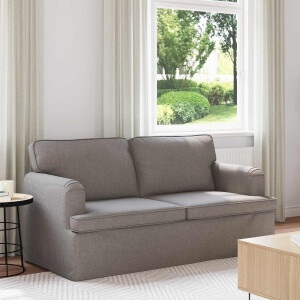 vidaXL Bank Taupe 162 x 80 x 85 cm Stof