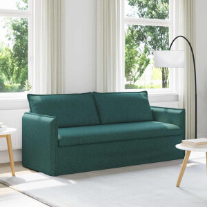 vidaXL Bank Donkergroen 196 x 82 x 85 cm Stof