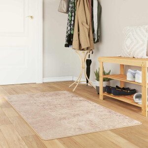vidaXL Vloerkleedloper MARSA Beige 80 x 100 cm Polyester en PVC