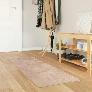 vidaXL Vloerkleedloper MARSA Zand 50 x 100 cm Polyester en PVC