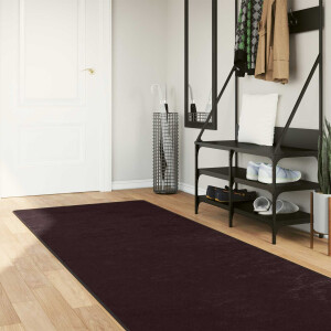 vidaXL Vloerkleedloper MARSA Antraciet 100 x 300 cm Polyester en PVC