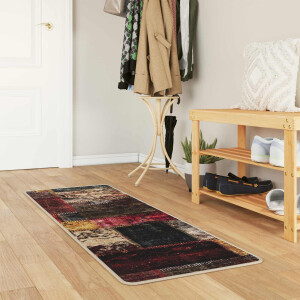 vidaXL Vloerkleedloper MARSA Multikleur 50 x 200 cm Polyester en PVC