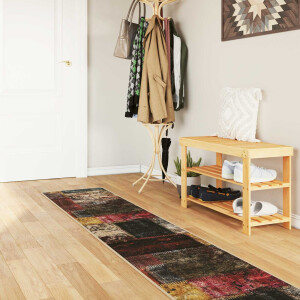 vidaXL Vloerkleedloper MARSA Multikleur 50 x 450 cm Polyester en PVC