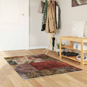 vidaXL Vloerkleedloper MARSA Multikleur 100 x 200 cm Polyester en PVC