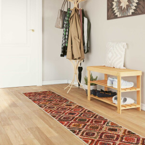 vidaXL Vloerkleedloper MARSA Multikleur 50 x 350 cm Polyester en PVC