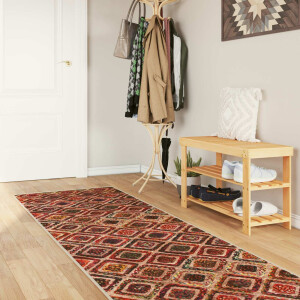 vidaXL Vloerkleedloper MARSA Multikleur 100 x 450 cm Polyester en PVC